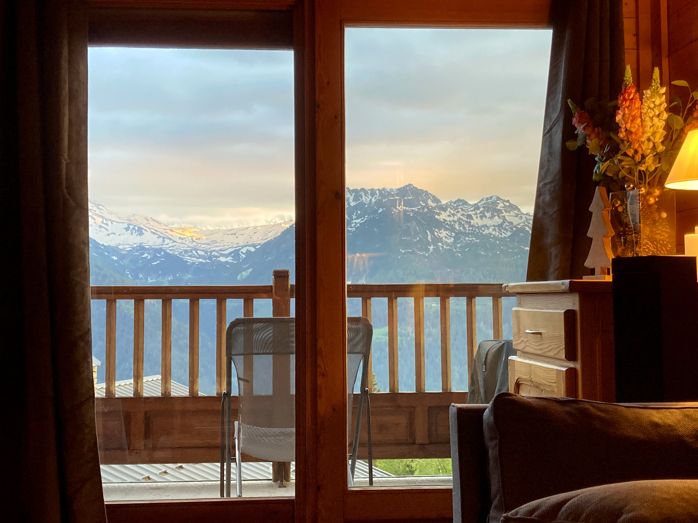 Chalet L&#039;Esquirol - Marmot - Living room view