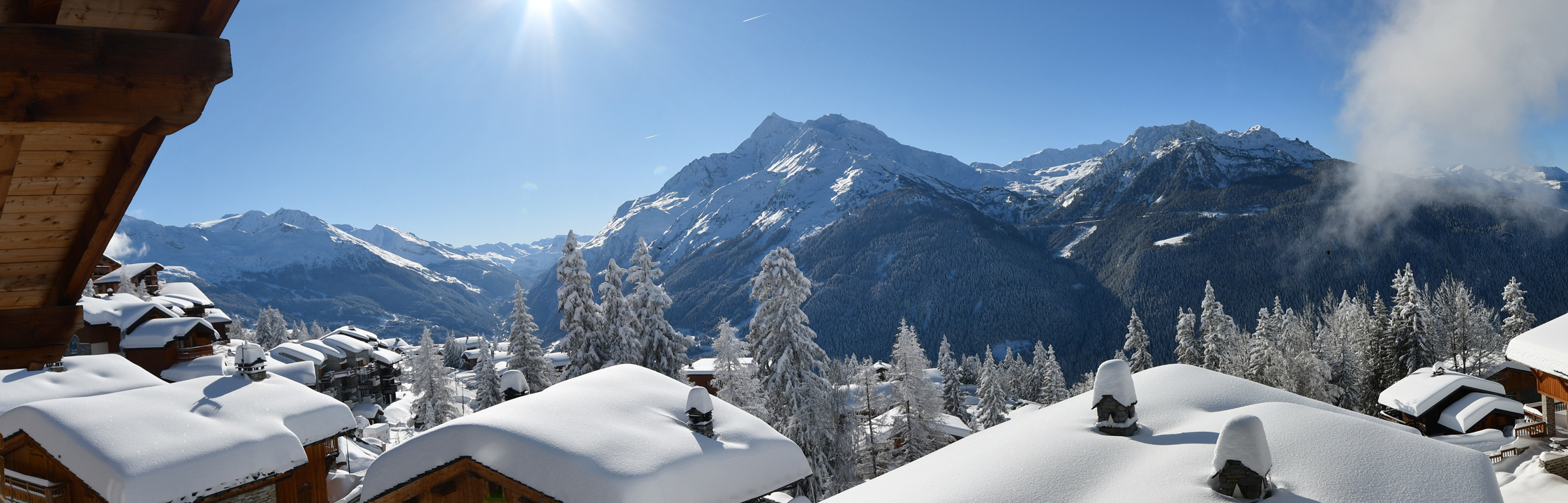 Panorama, seen from the chalet