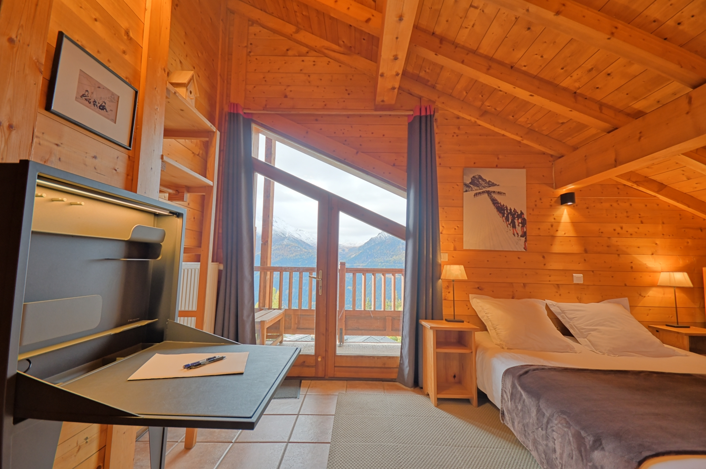 Chambre Piste Noire, Demi-chalet Marmotte